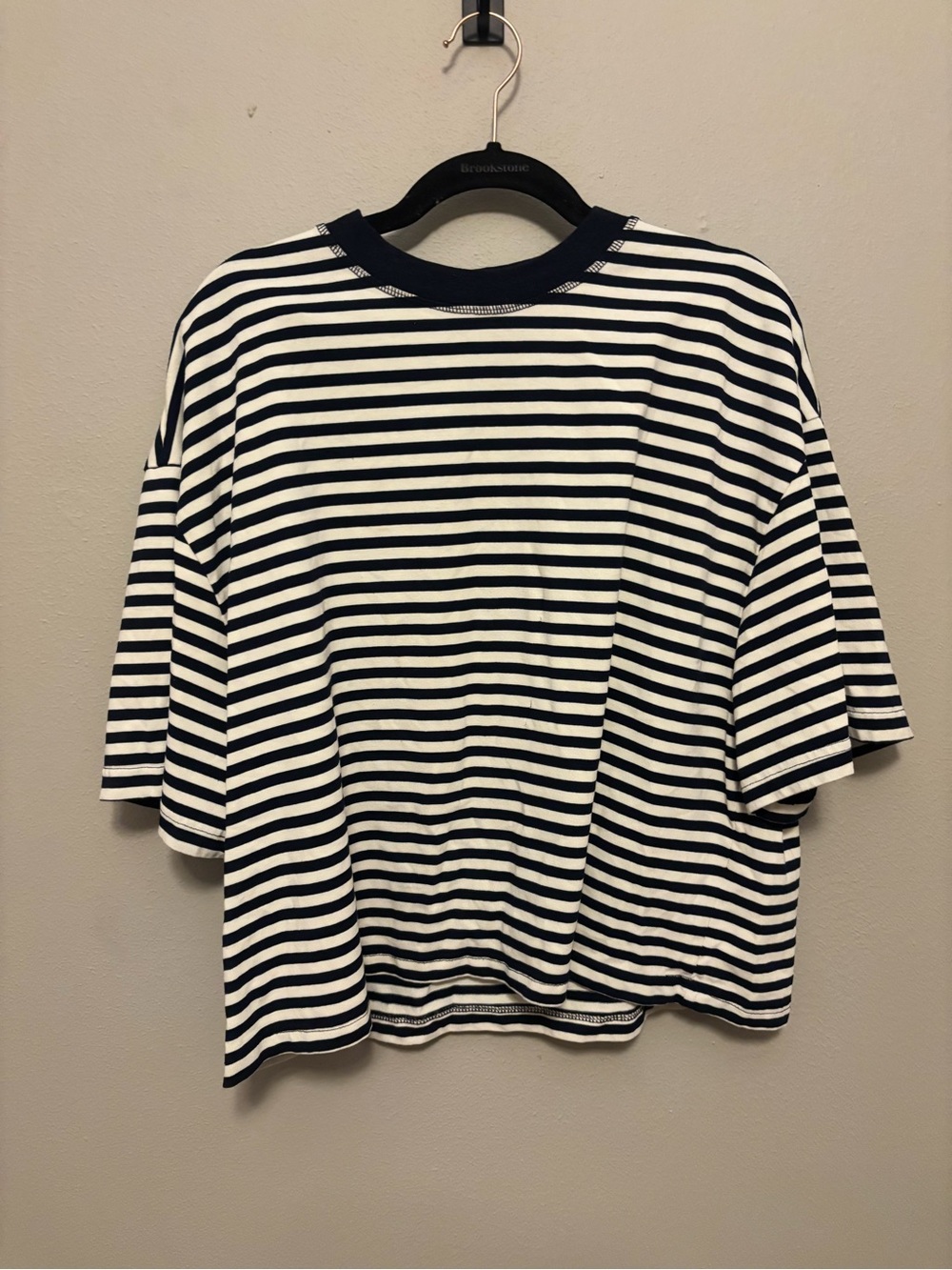 Lioness Bloom Short Sleeve Tee in navy white stripe M - Picture 9 of 9